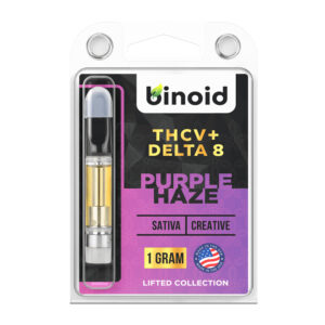 HCV + Delta 8 THC Vape Cartridge- Purple Haze