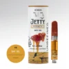 We’re feeling the classic OG gas, spice and pine notes in this hybrid grown on the Jetty Farm. The cross is a little heavy on the indica side but definitely has some sativa feels. Since it’s single source UNREFINED Live Resin, expect all that flavor to come through, along with an energizing high at the start and a finish that’s heavy-on-the-eyes. JETTY UNREFINED is 100% live resin that’s uncut and never mixed with distillate. Our premium fresh-frozen cannabis is cryoextracted with minimal processing to preserve more terpenes, cannabinoids, and other natural plant compounds for a true flower high. Premium cartridge with Jetty signature wood tip. Works with any 510-thread battery.
