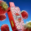 strawberry glaze donuts fryd